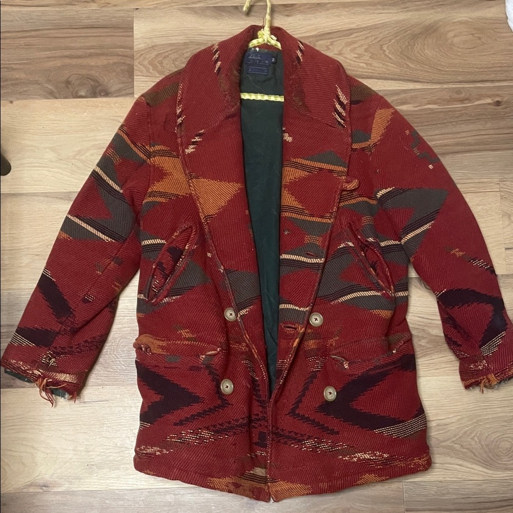 Ralph Polo Vintage Red Patterned Jacket
